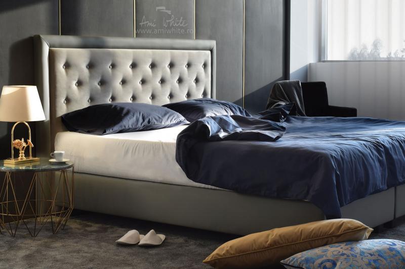 Pat boxspring VANILA SOFT FRAME