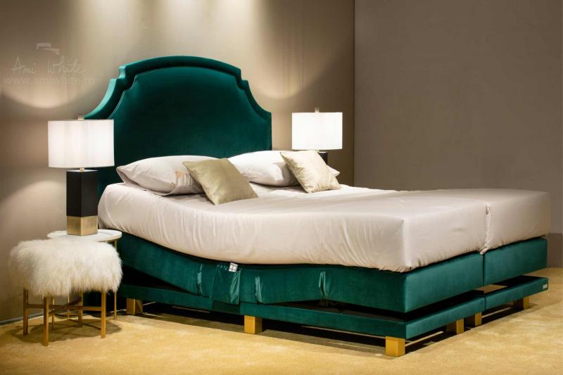 Pat boxspring GREEN BOSTON