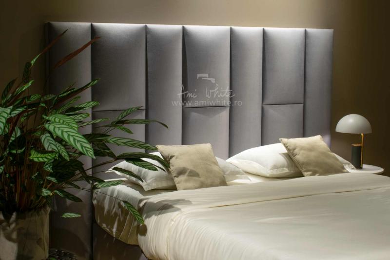 Pat boxspring GRAY CHOCOLATE