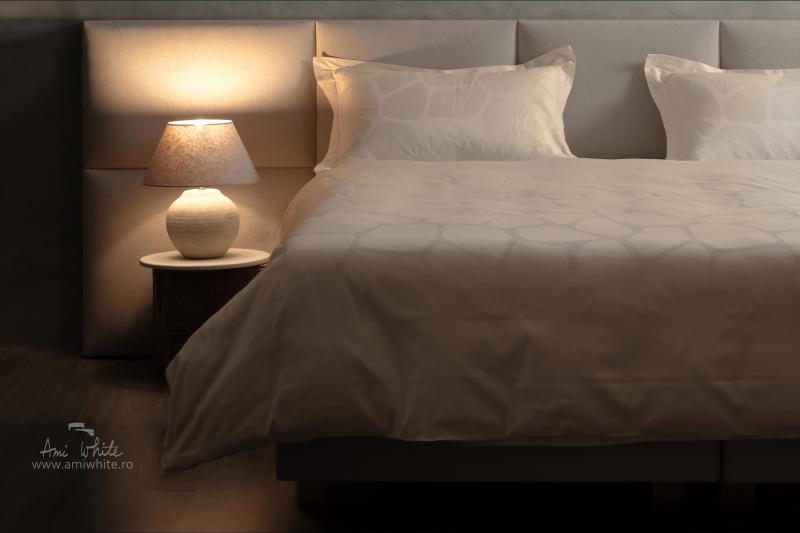 Pat boxspring CREAM CHOCOLATE